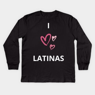 i heart latinas Kids Long Sleeve T-Shirt